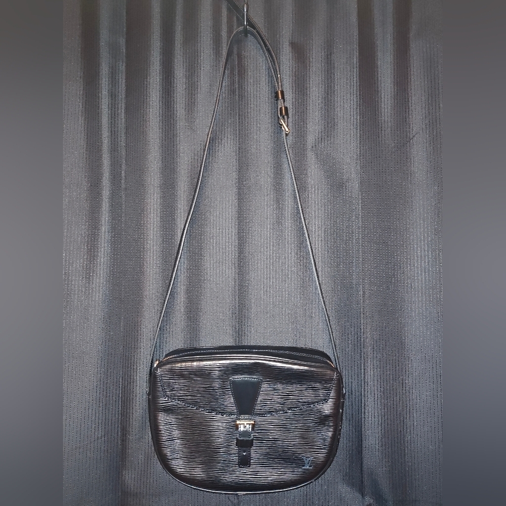 Louis Vuitton Black Epi Jeune Fille Crossbody
